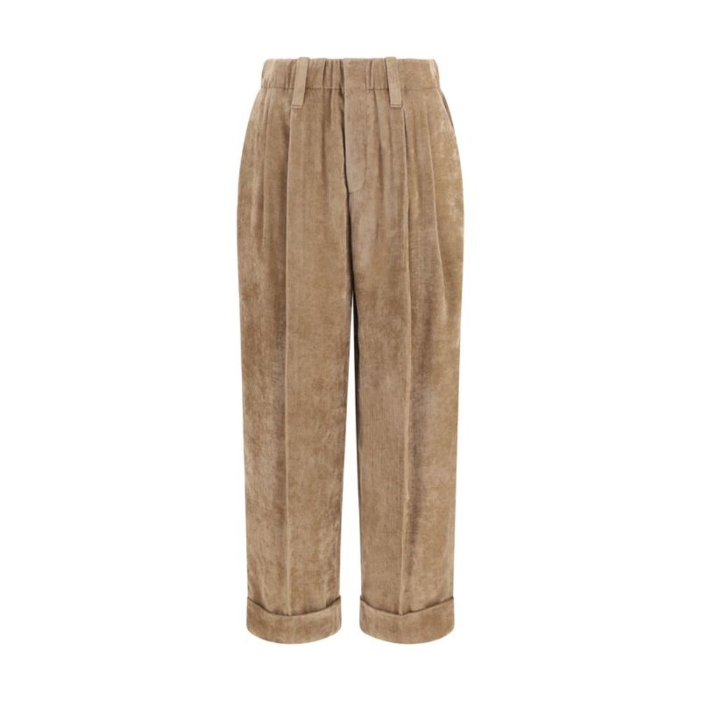 Brunello Cucinelli Women Corduroy Tailored Pants